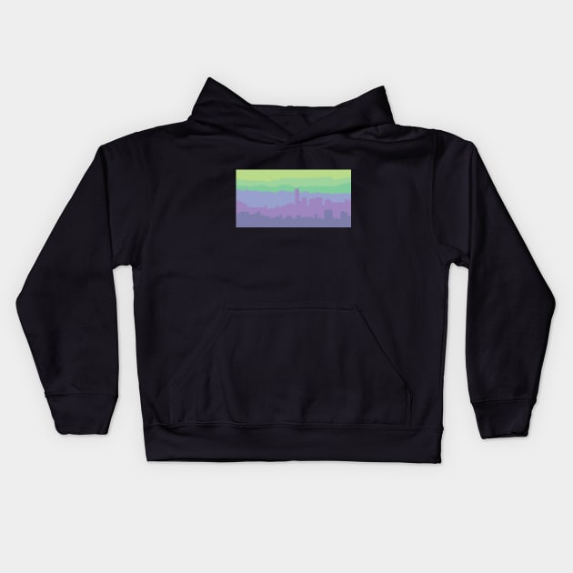 Alphacities: Mexico City Kids Hoodie by rikarts